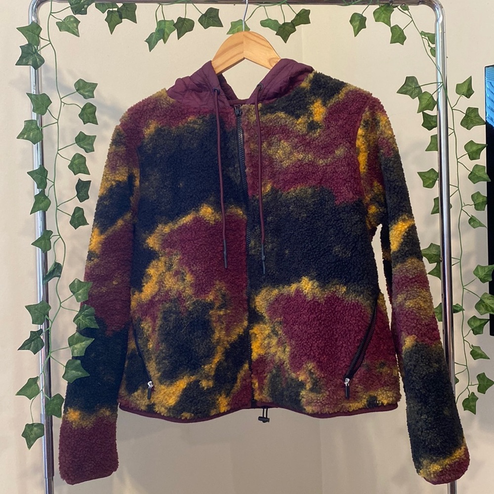 Target Joy Lab multi colored zip up hoodie Women’s size Medium